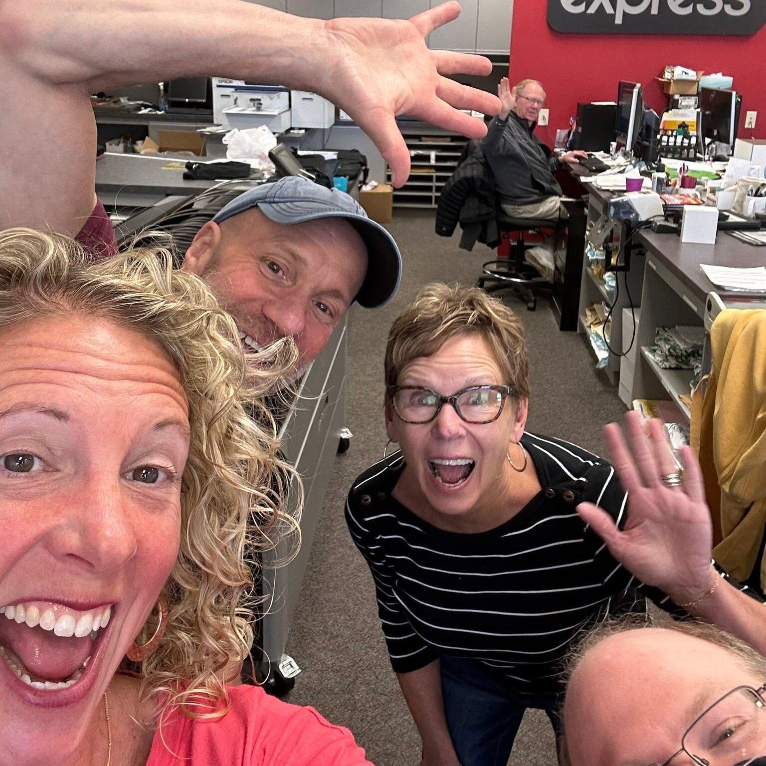 Le Print Express staff