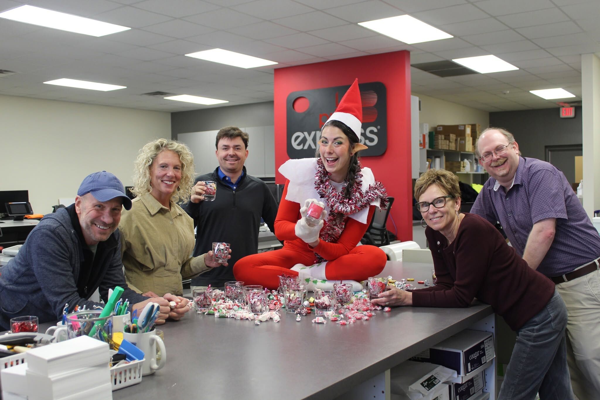 Le Print Express team holiday
